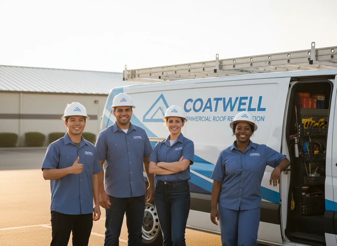 Commercial roof coating company in Walnut, KS